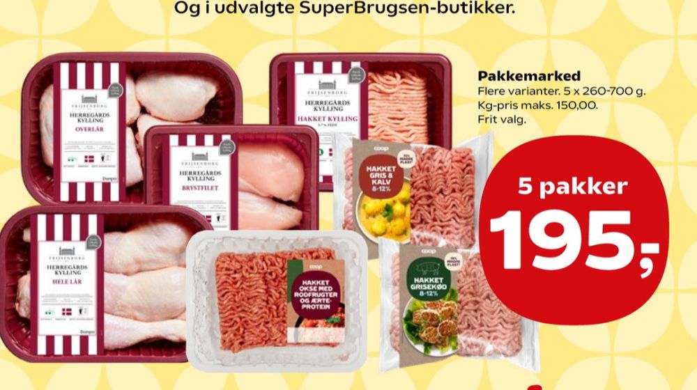 Coop, Hakket oksekød med rodfrugter & ærteprotein