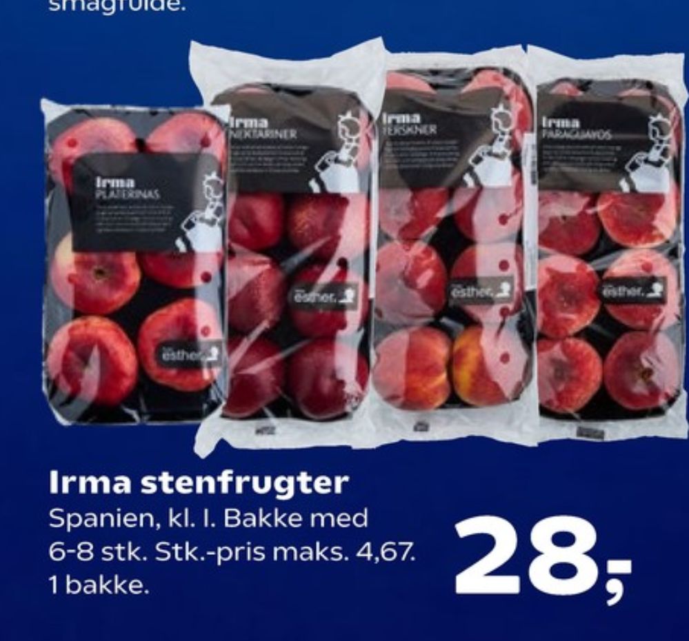 Irmas, Nektariner
