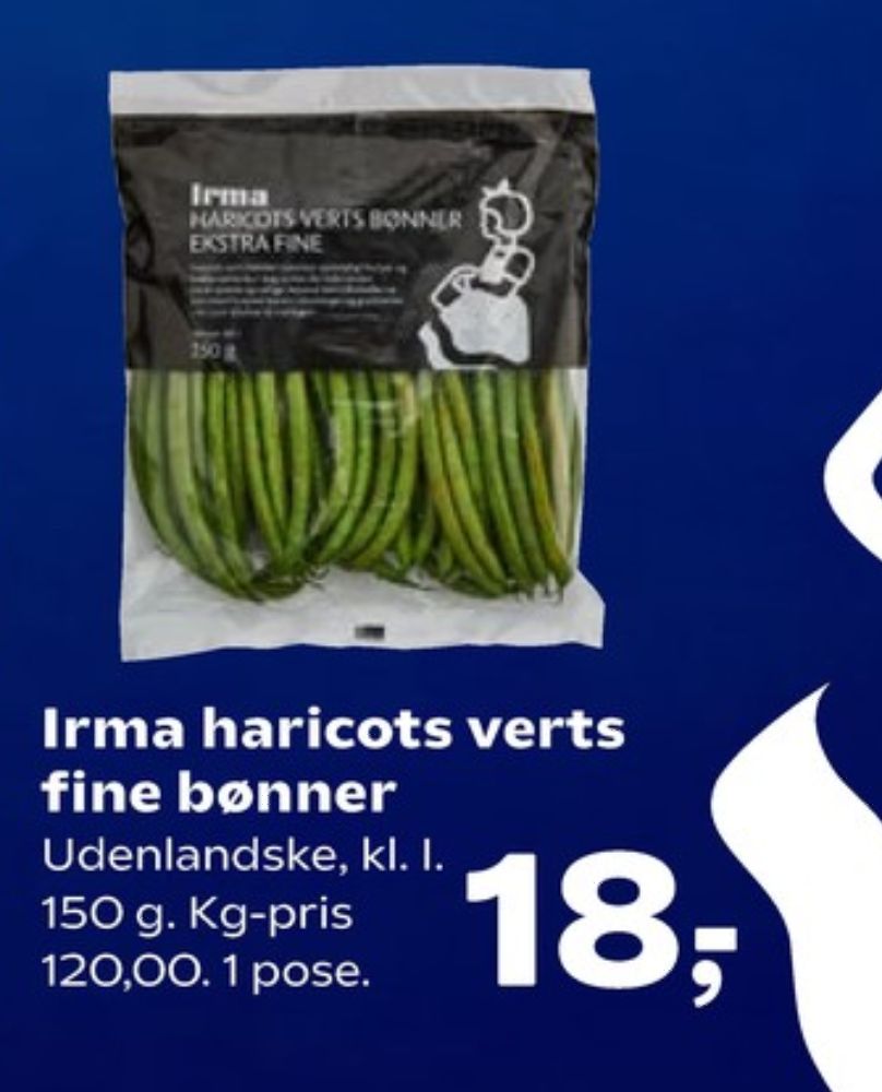 Irmas, Bønner