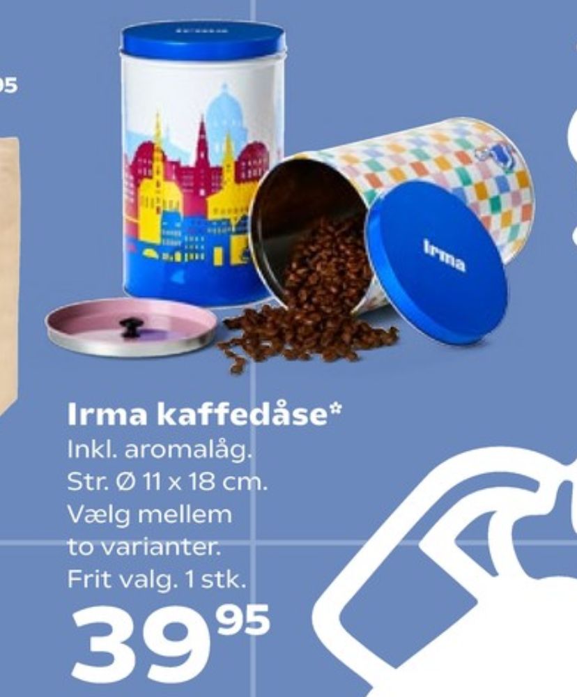 Irmas, Opbevaringsdåse