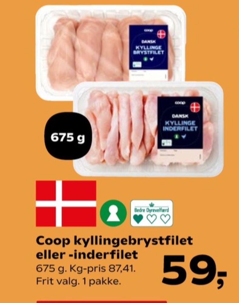 Coop, Kyllingebrystfilet