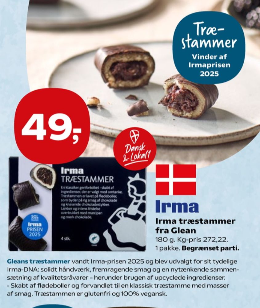 Irmas, Træstammer