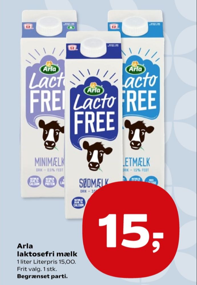 Arla Lacto FREE, Letmælk