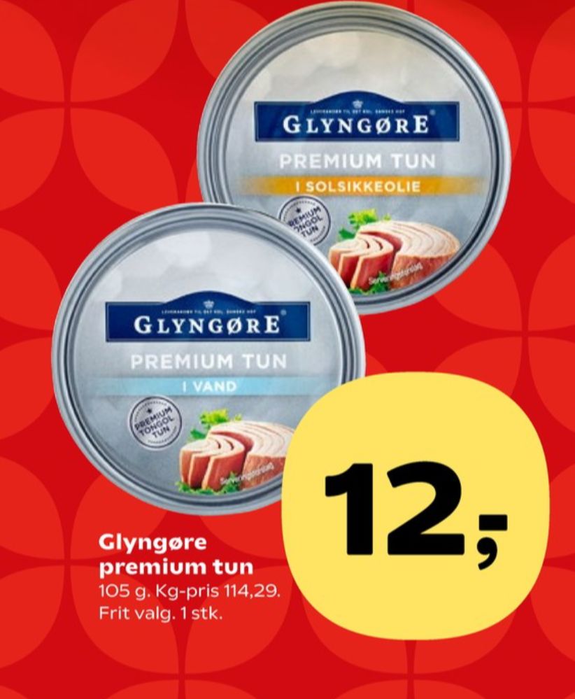 Glyngøre, Premium tun i solsikke olie
