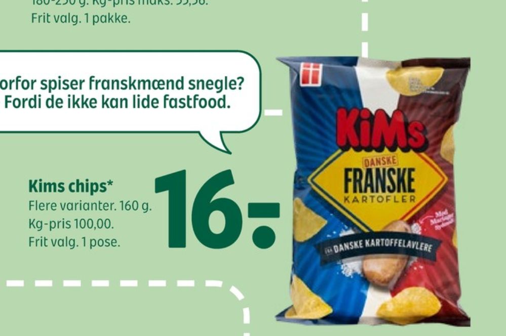 Kims, Franske Kartofler