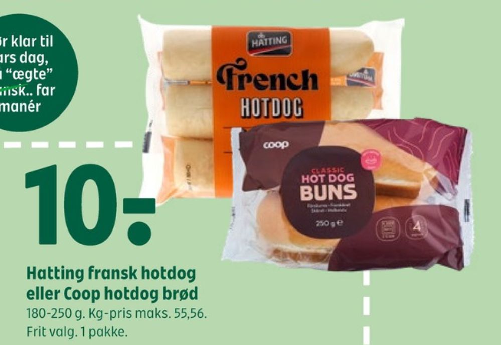 Coop, Hot Dog Buns Pølsebrød