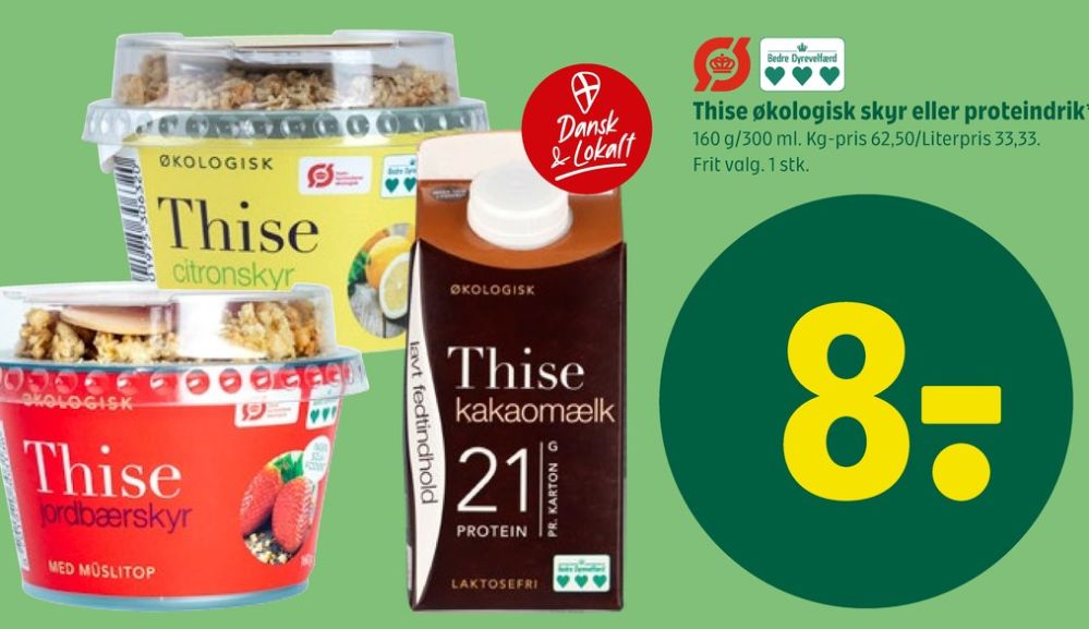 Thise, Jordbær Skyr med Müslitop 
