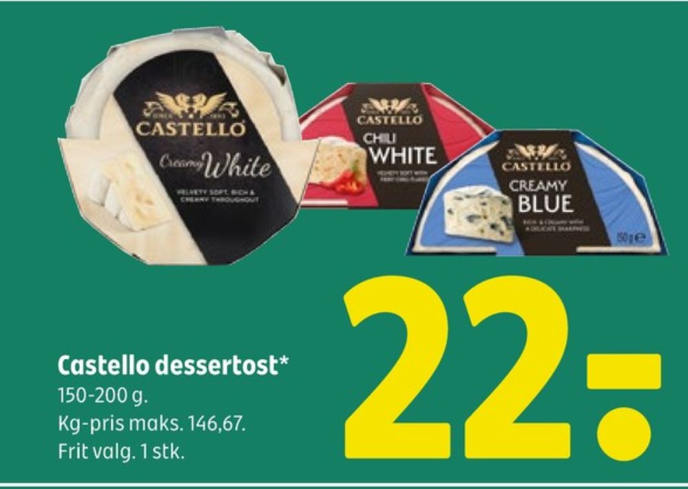 Castello Creamy White, Skimmelost