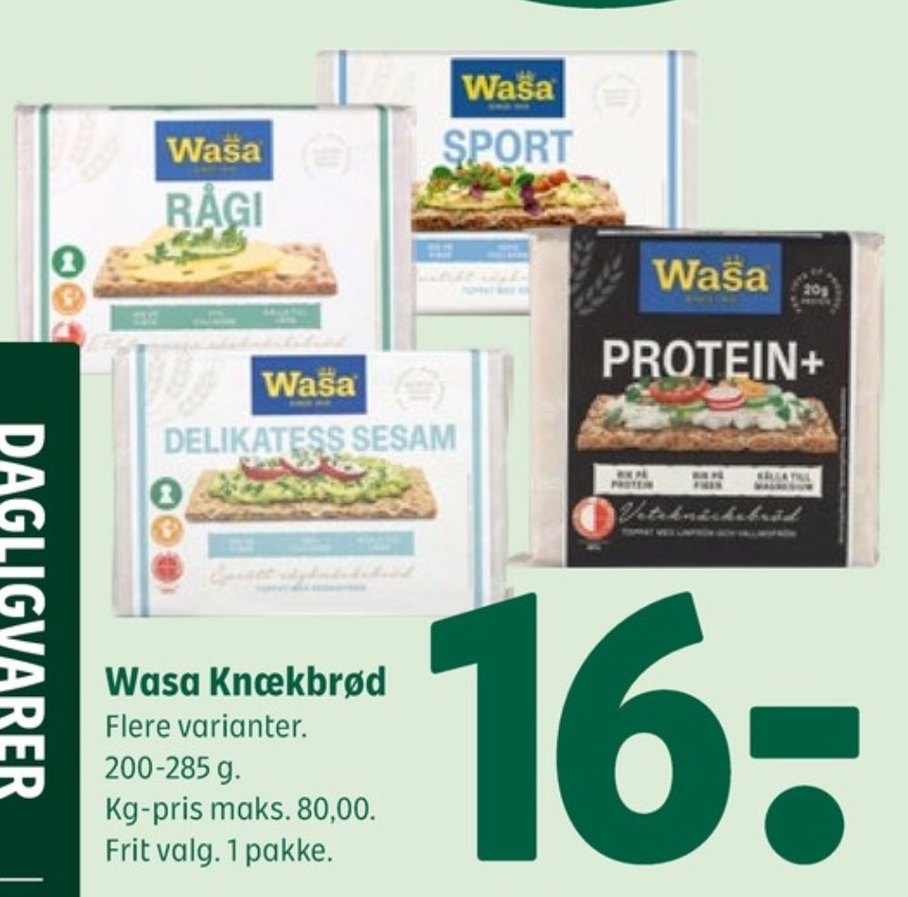 Wasa, Delikatesse Sesam knækbrød