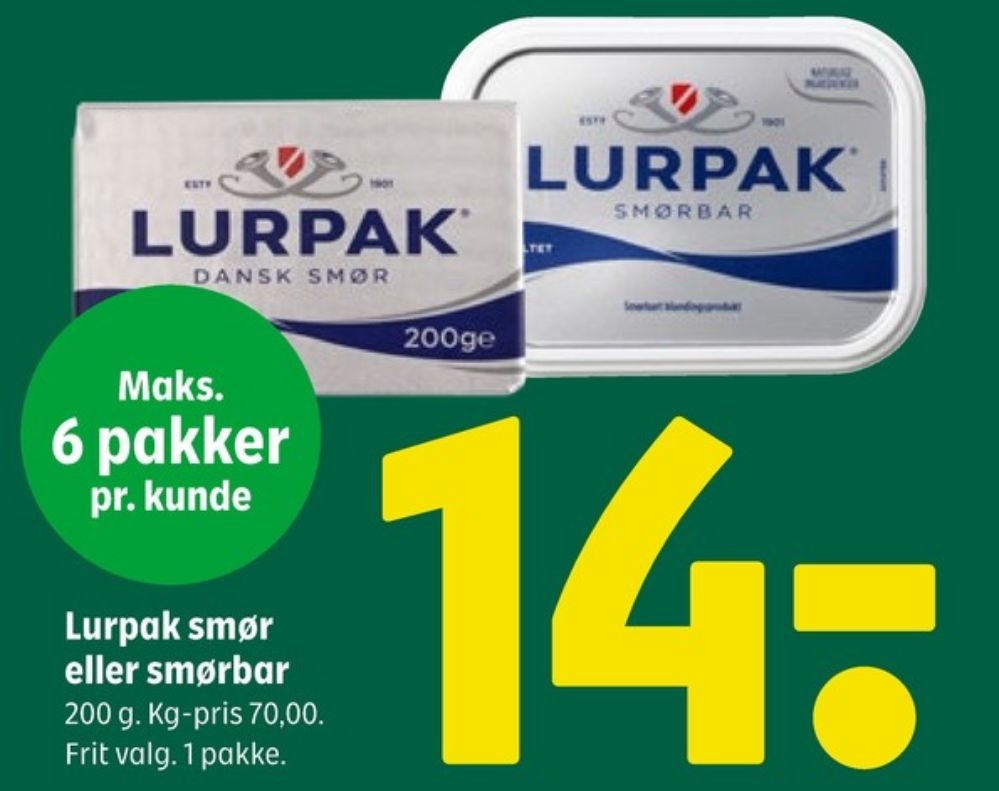 Lurpak, Smørbar