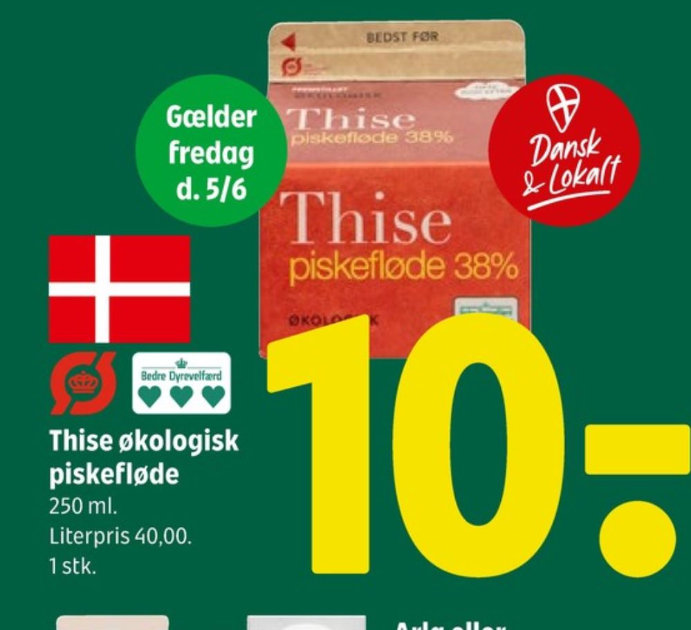 Thise, Piskefløde 38%