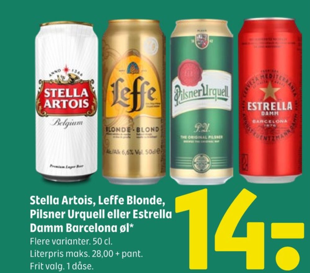 Stella Artois, Specialøl