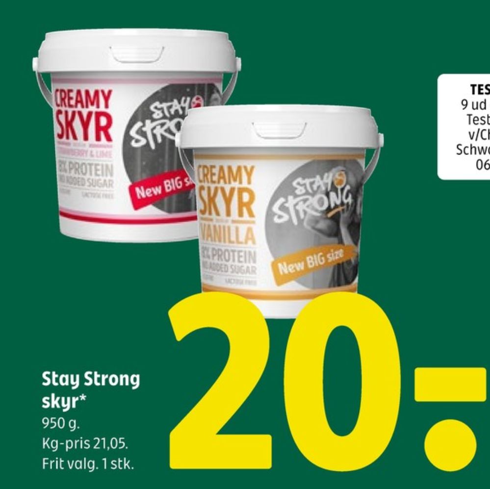 Stay Strong, Vanilje Skyr 
