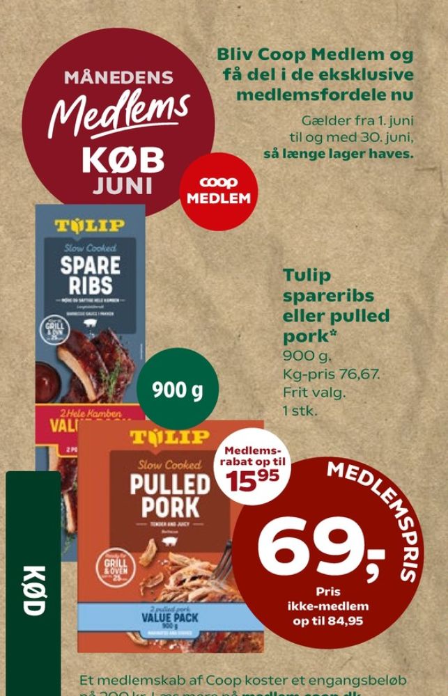 Tulip, Spareribs