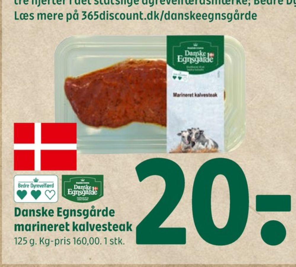 Danish Crown Danske Egnsgårde, Kalvesteaks