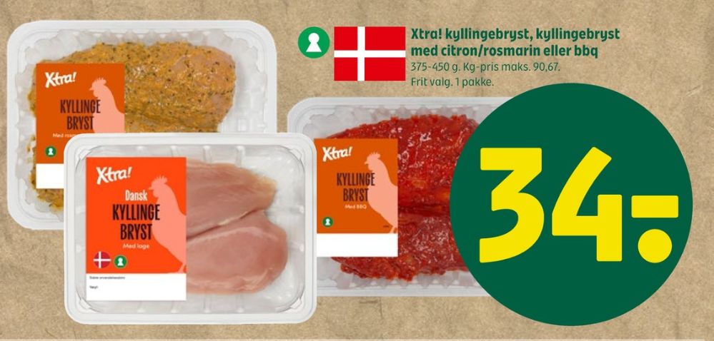 Xtra, Kyllingebrystfilet