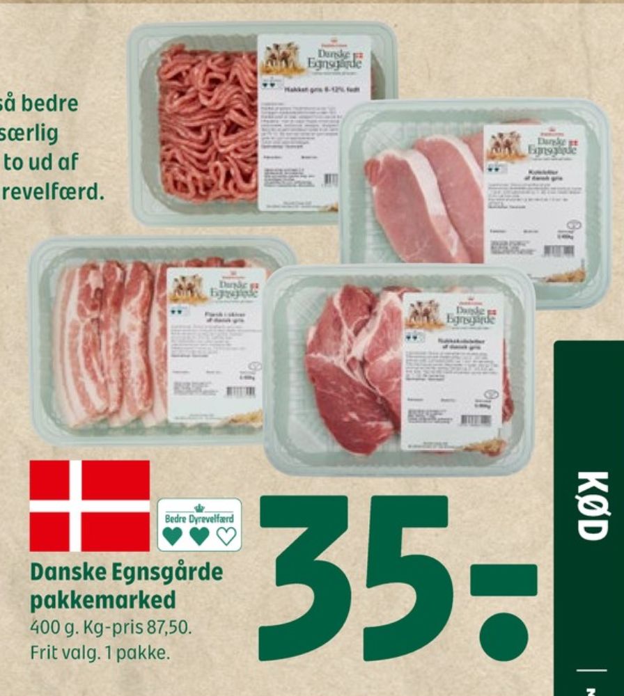 Danish Crown Danske Egnsgårde, Flæsk i skiver