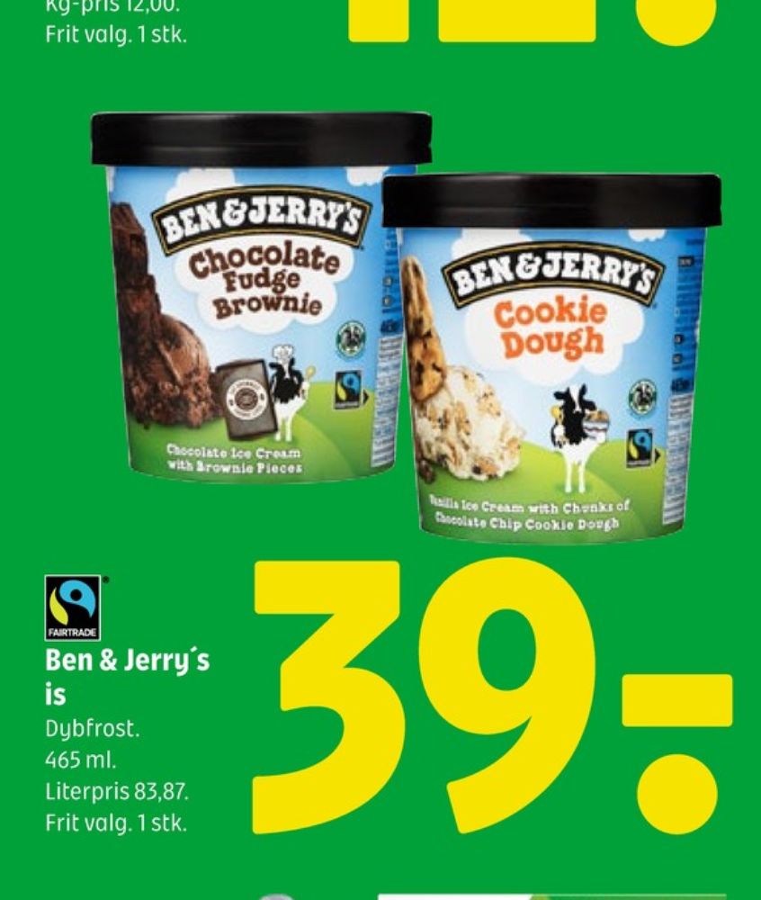 Frisko Ben & Jerry's, Chocolate Fudge Brownie is