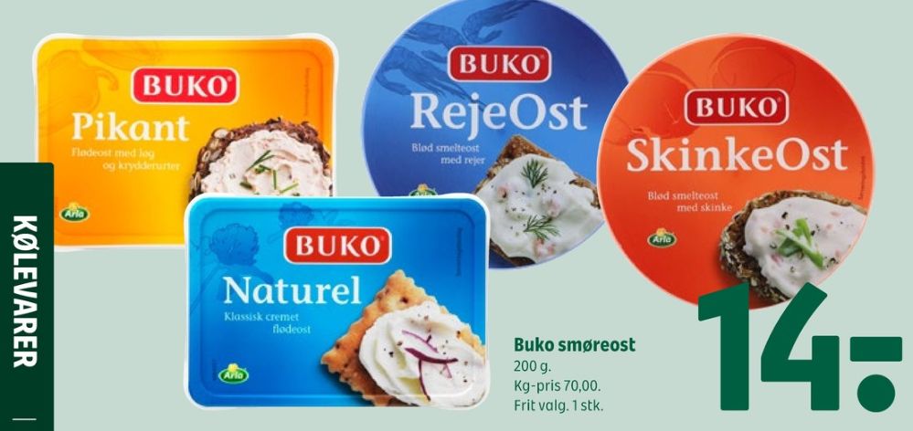 Buko, Flødeost Pikant