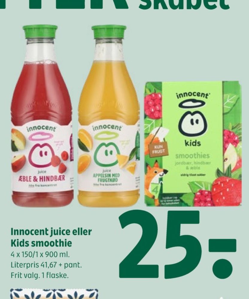 innocent, Appelsinjuice med frugtkød
