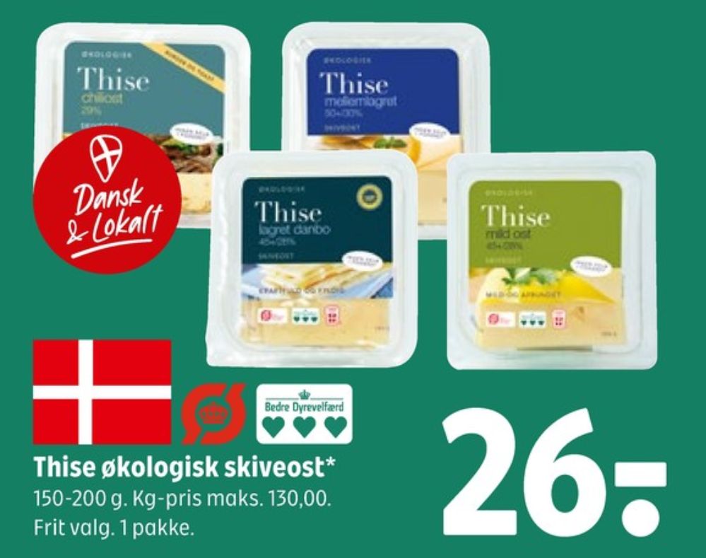 Thise, Skiveost Mild ost