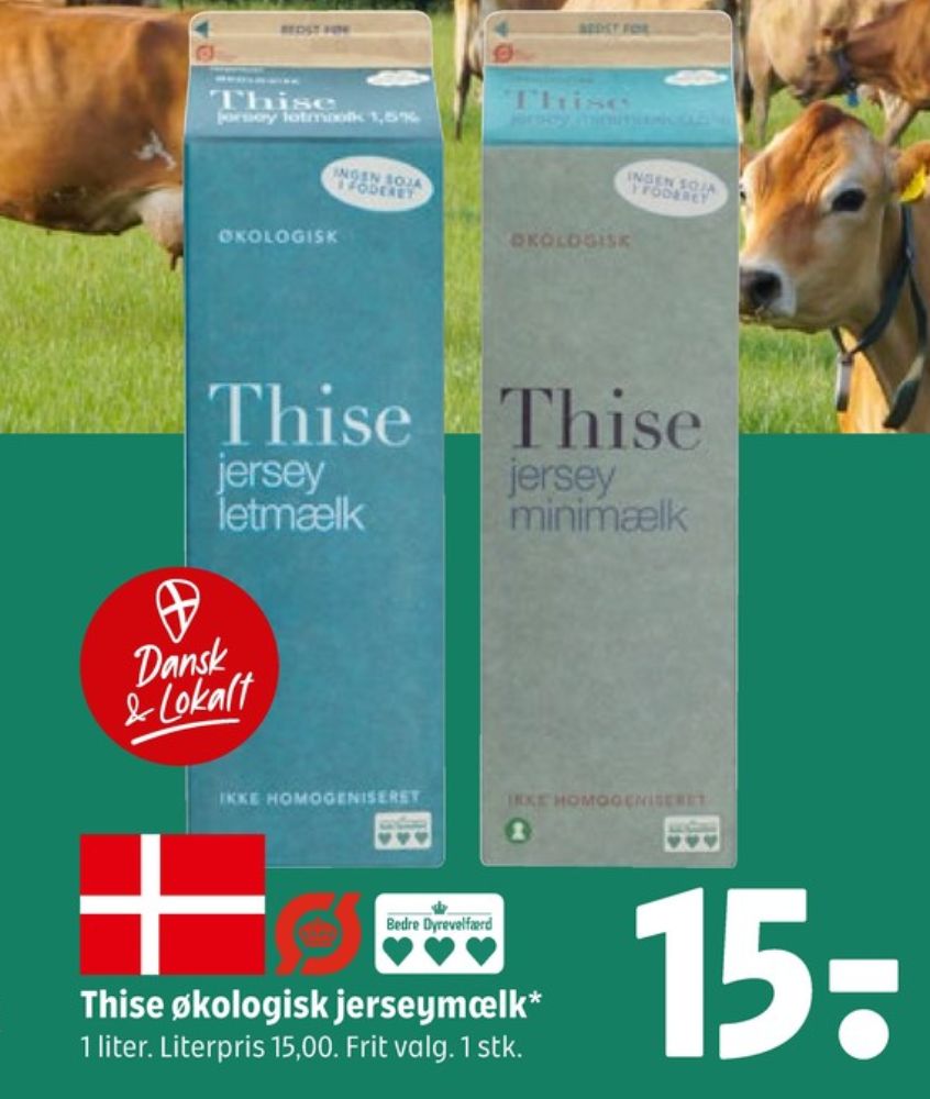 Thise, Jersey Letmælk