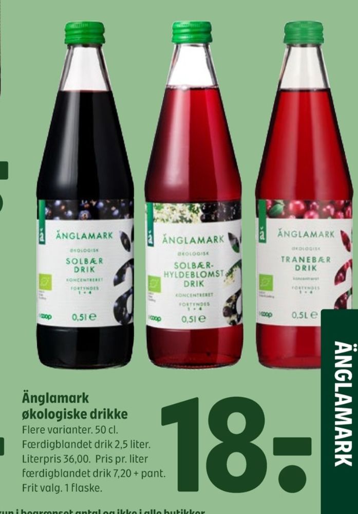 Änglamark, Solbær-Hyldeblomstdrik