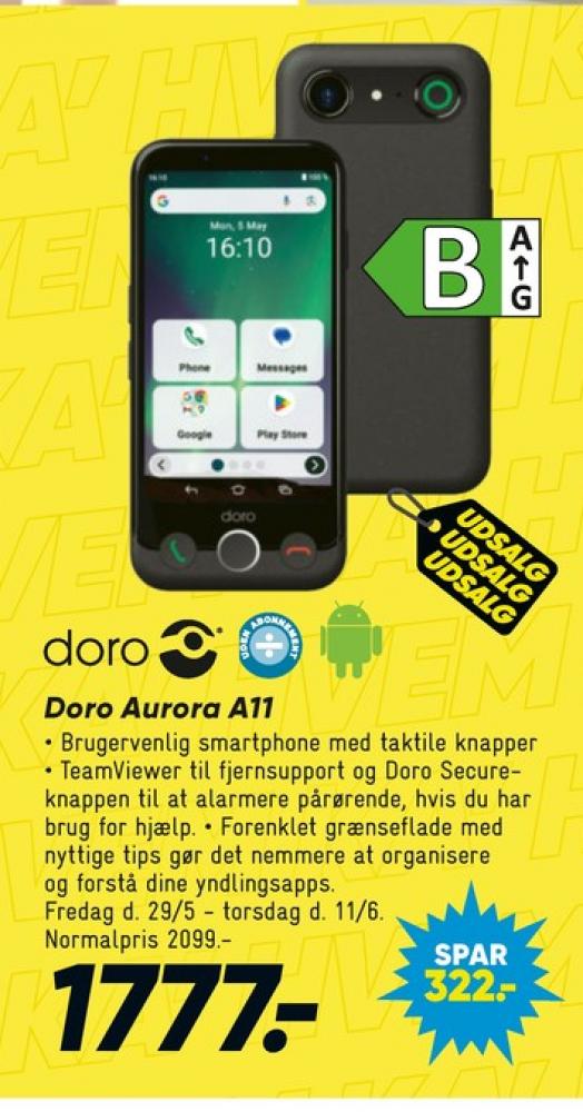 Doro Aurora A11, Mobiltelefon