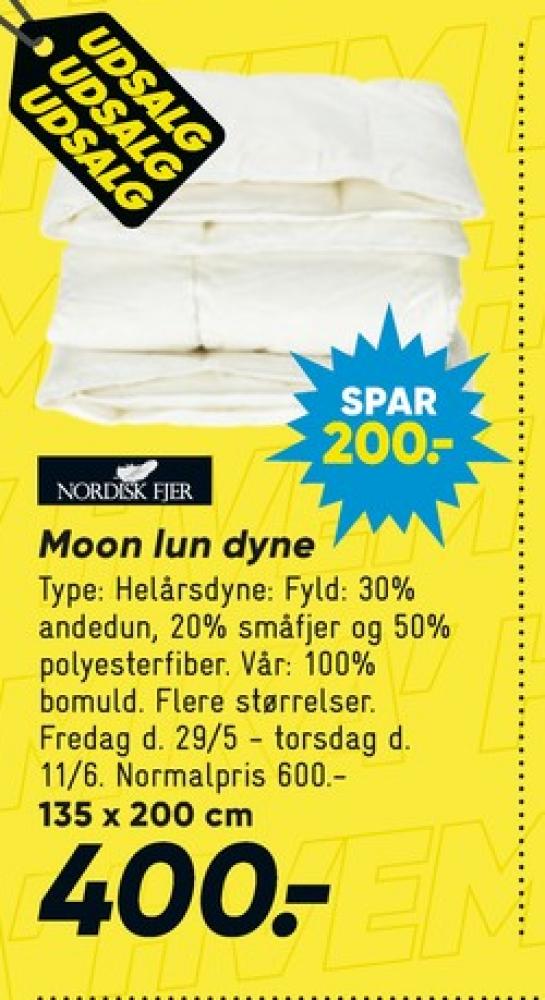 Nordisk Fjer, Dyne