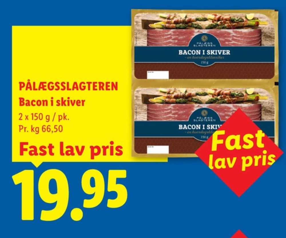 Pålægsslagteren, Baconskiver