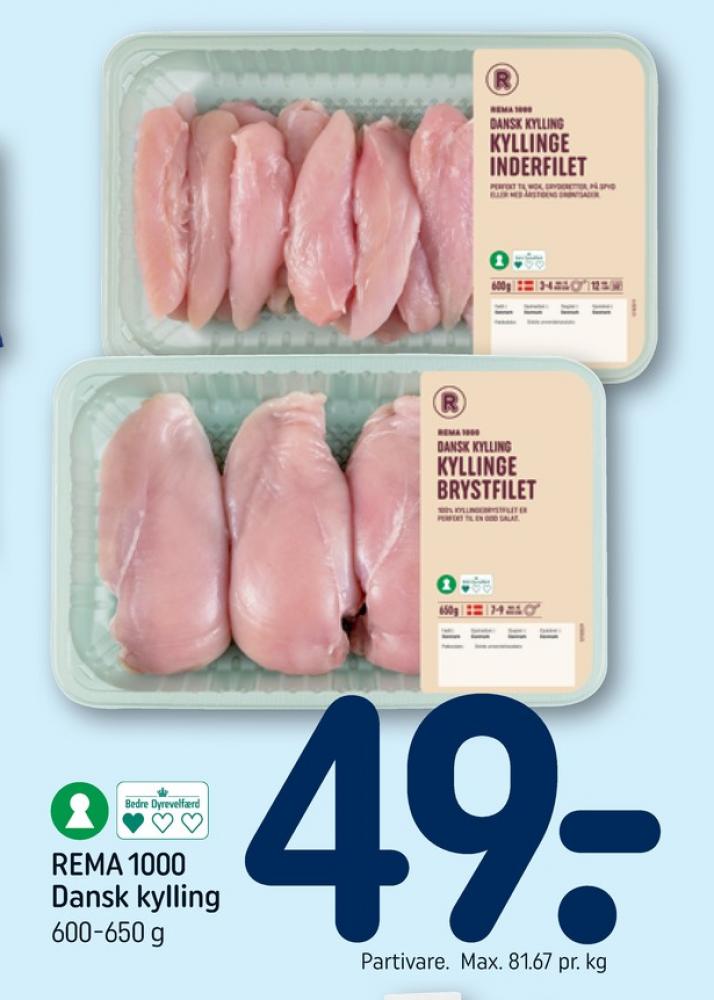 Rema 1000, Kyllingebrystfilet