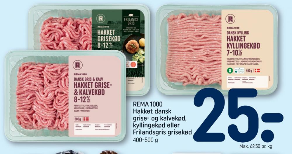 Rema 1000, Hakket kylling 7-10%