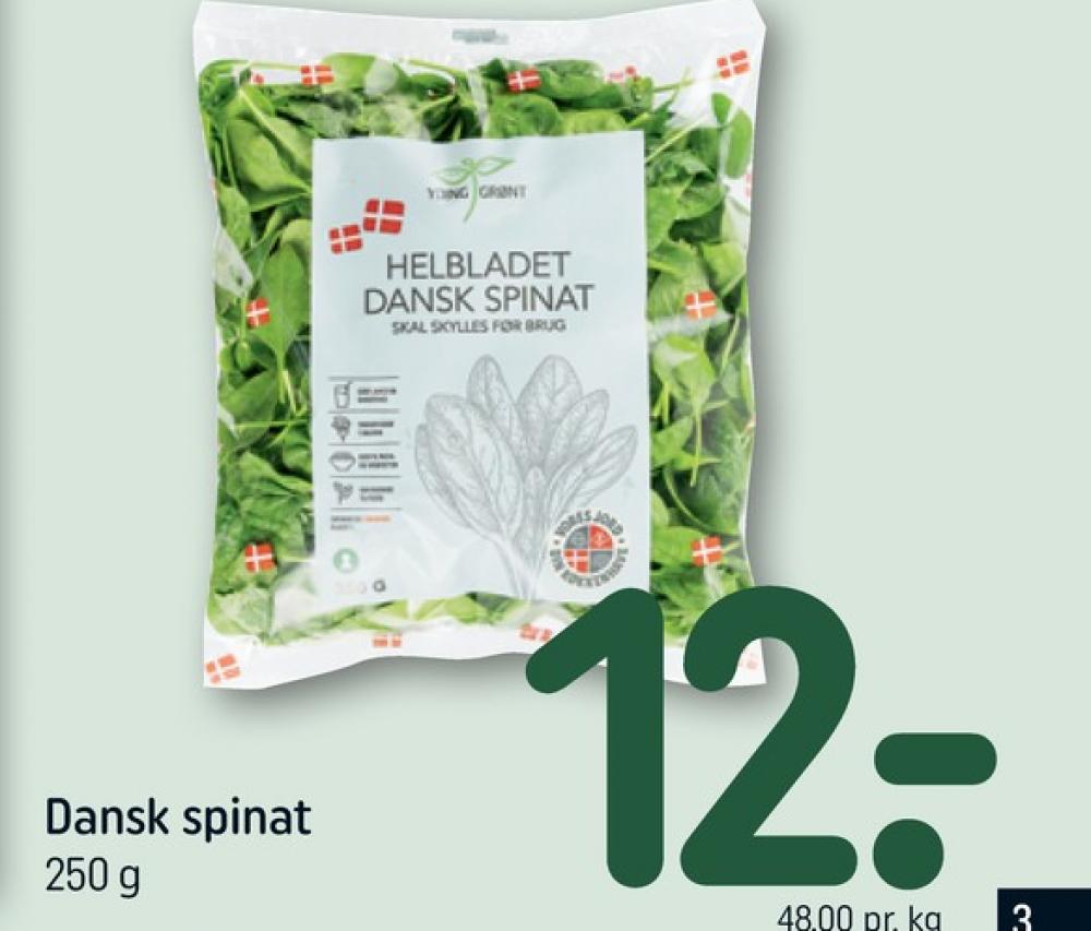 Dangrow, Spinat