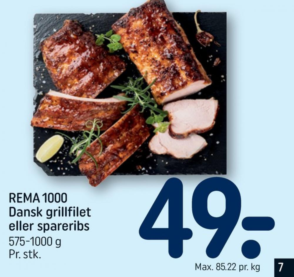 Rema 1000, Spareribs
