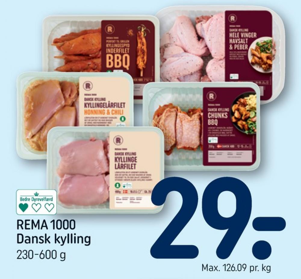 Rema 1000, Kyllingelårfilet