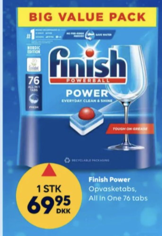Finish, Maskinopvask-tabs