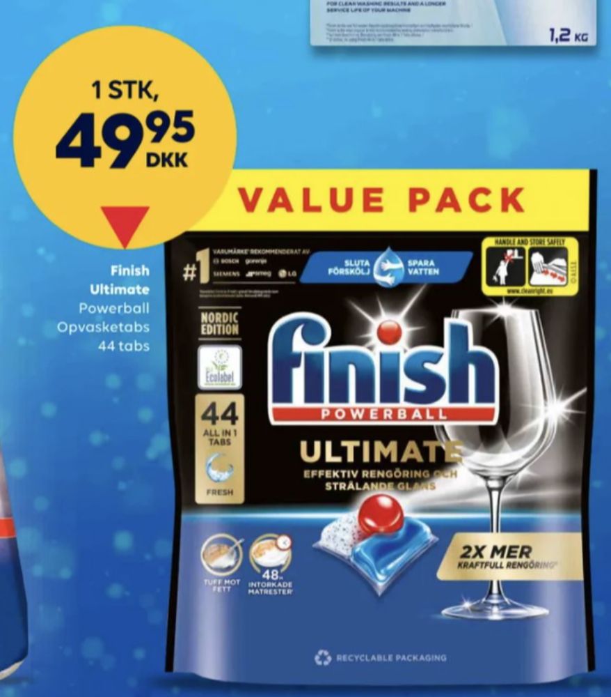 Finish, Maskinopvask-tabs