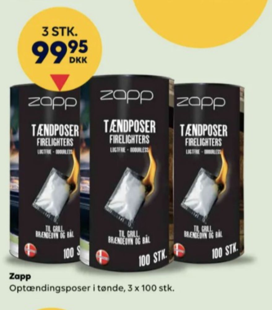Zapp, Tændposer