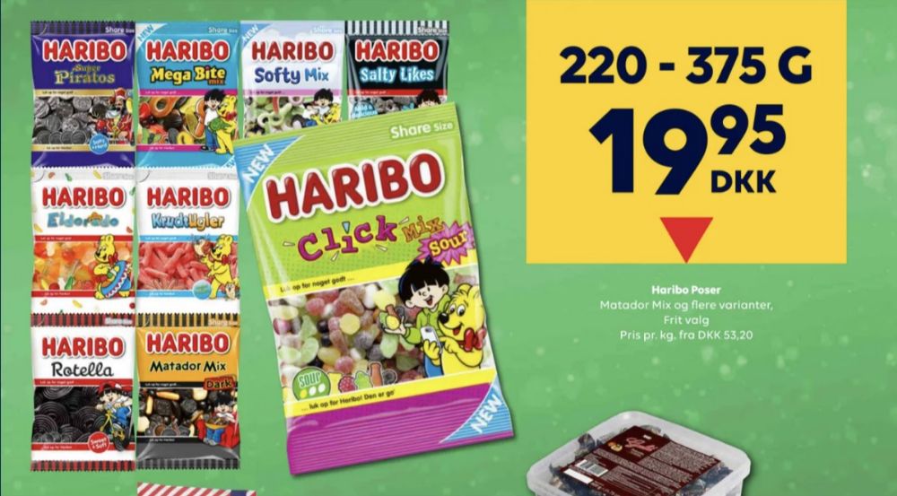 Haribo Piratos, Slikposer