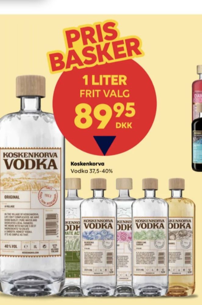 Koskenkorva Sauna Barrel, Vodka
