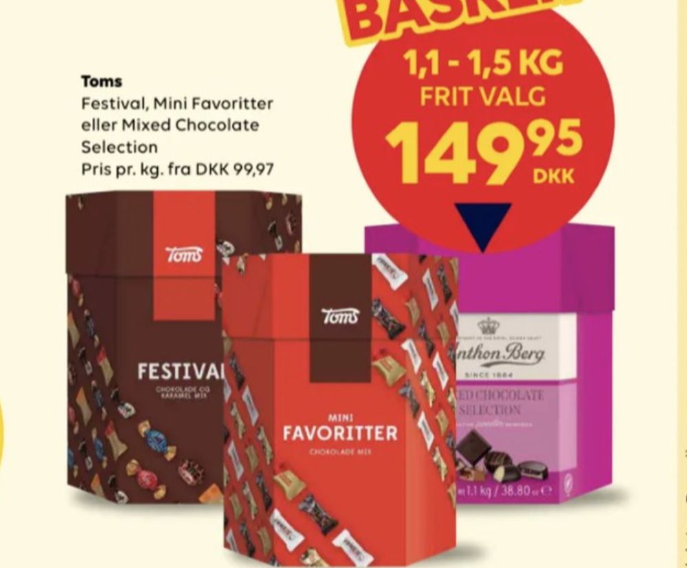 Anthon Berg Mixed Chocolate Selection, Dessertchokolade