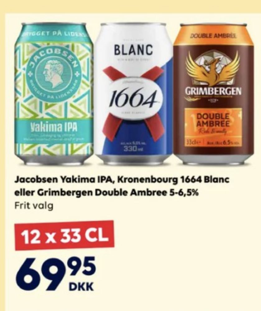 Grimbergen Double Ambrée, Specialøl 12 pk.