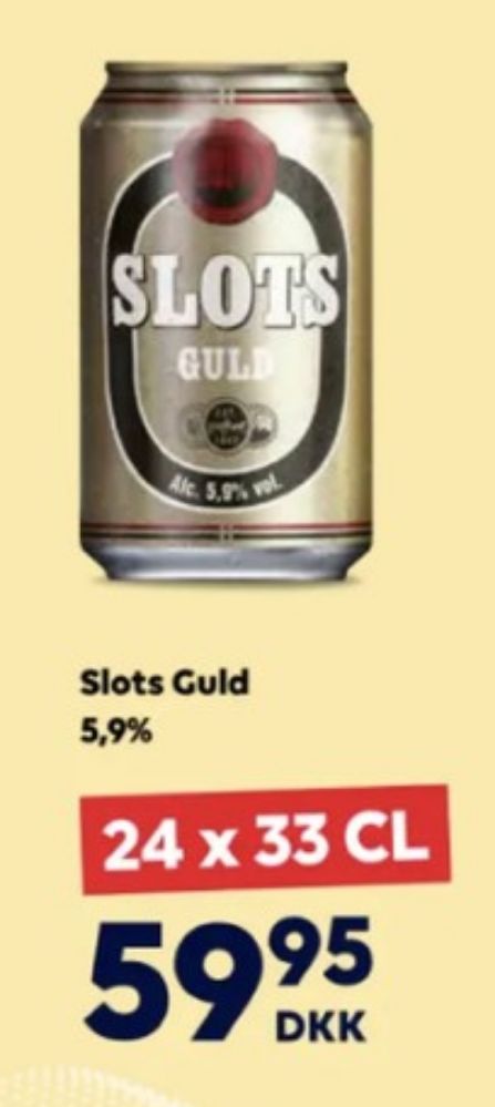 Slots Guld, Øl