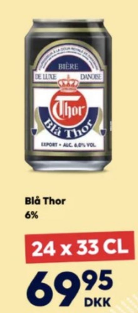 Thor Blå Thor, Øl 24 pk.