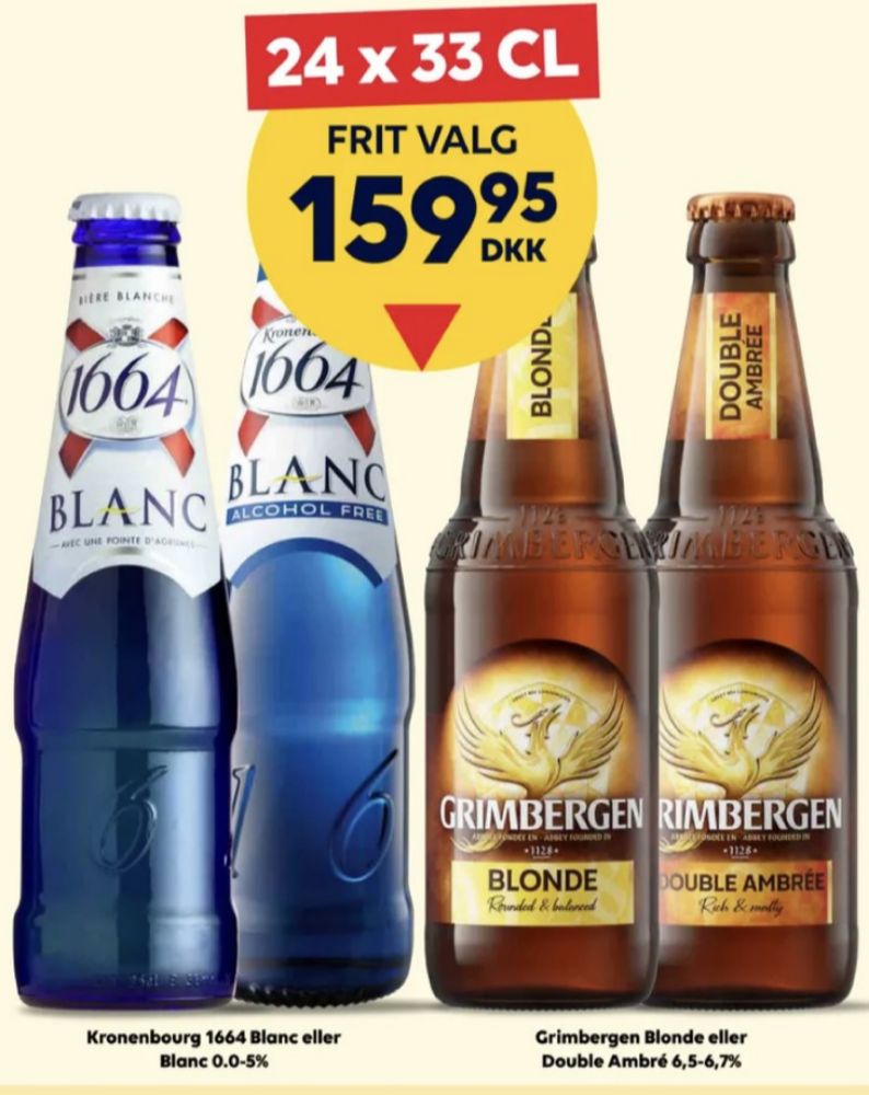 Grimbergen Blonde, Specialøl 24 pk.