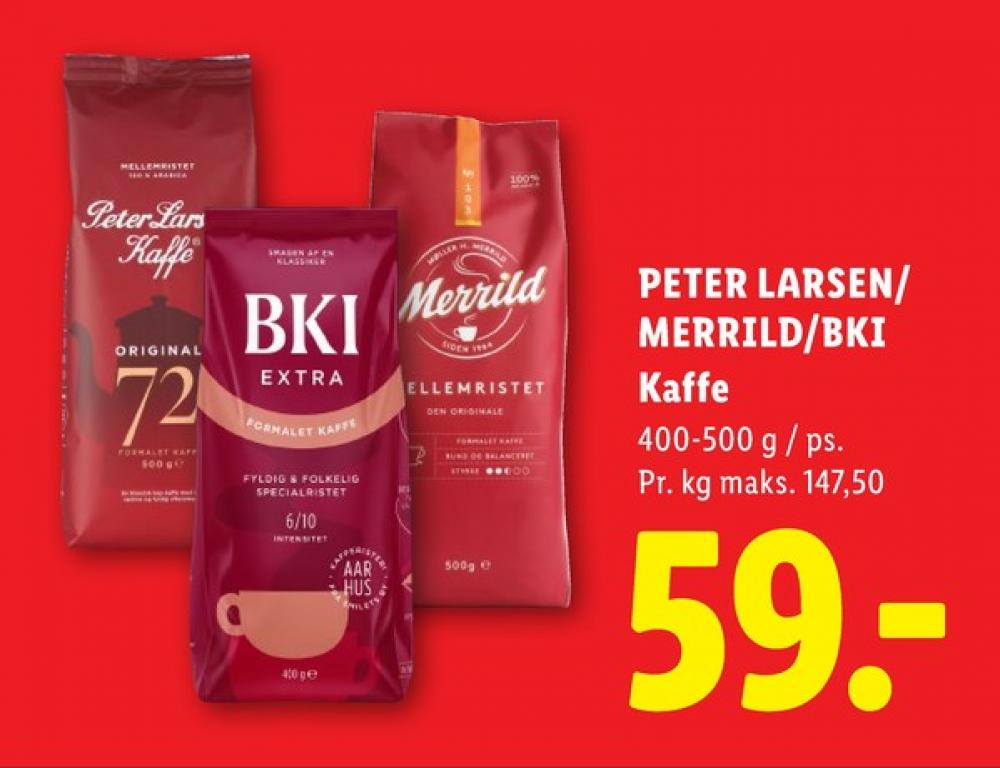 Merrild Mellemristet, Kaffe Formalet