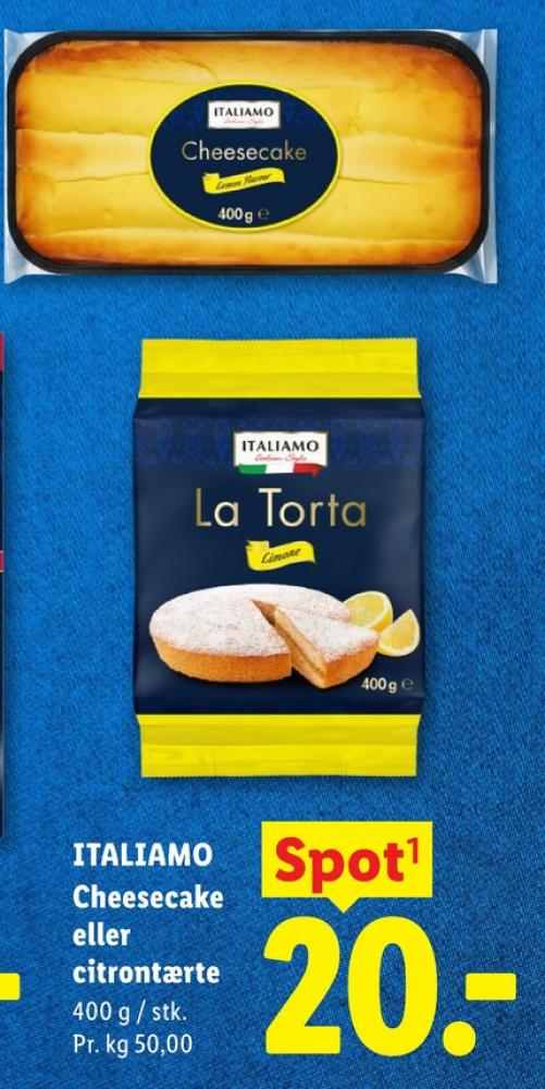 Italiamo, Cheesecake Lemon