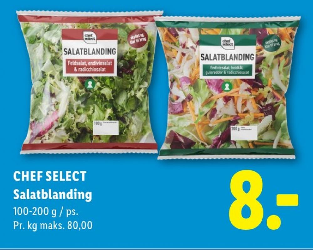 Chef Select, Salatblanding