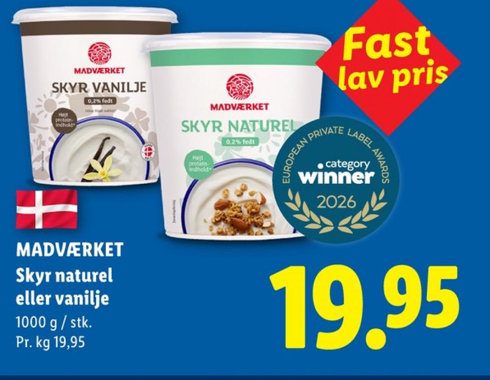 Madværket, Vanilje Skyr 0,2%