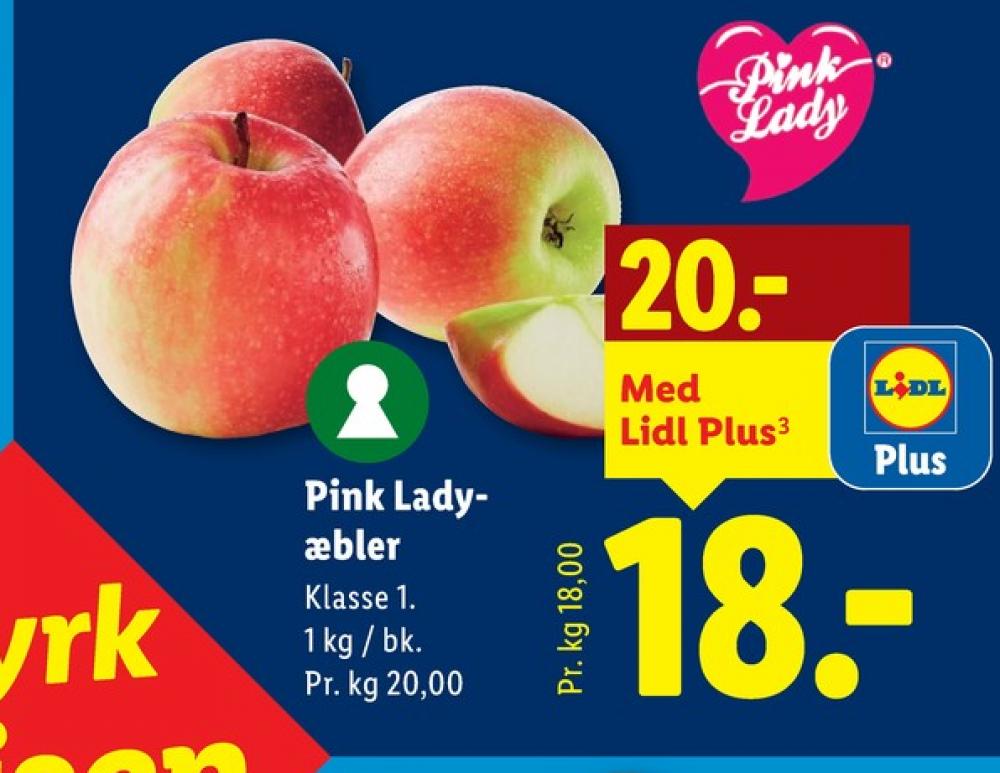 Pink lady, Æbler